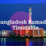 Bangladesh Ramadan Calendar Timetable with prayer time and fasting time