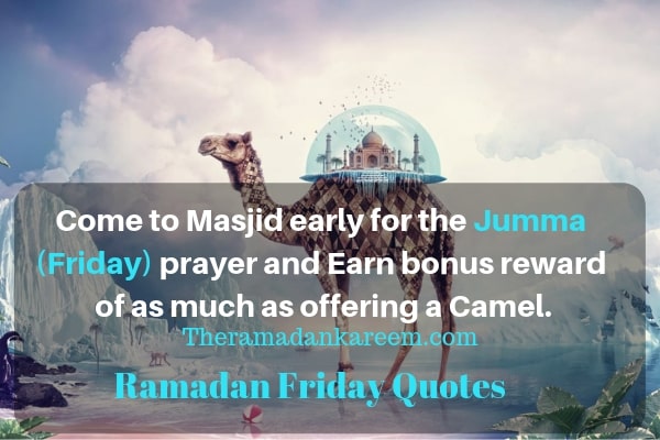 First friday of Ramzan quotes, sms messages and greetings with images