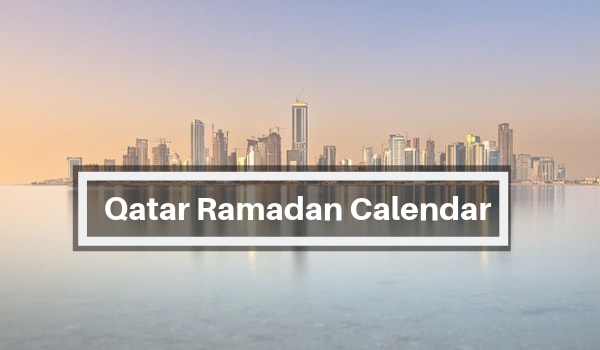 Ramadan 2020 Qatar Calendar Timetable with Fasting Timing