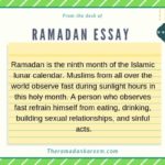 Ramadan essay