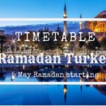 Turkey Ramadan Timetable and Calendar with prayer timing and Fasting timing
