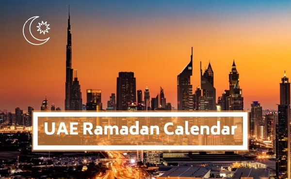 Complete UAE Ramadan Calendar timetable fasting and prayer timing