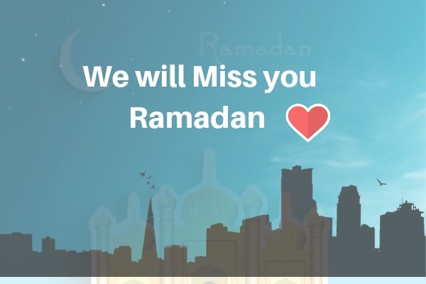 We will Miss you Ramadan quotes image