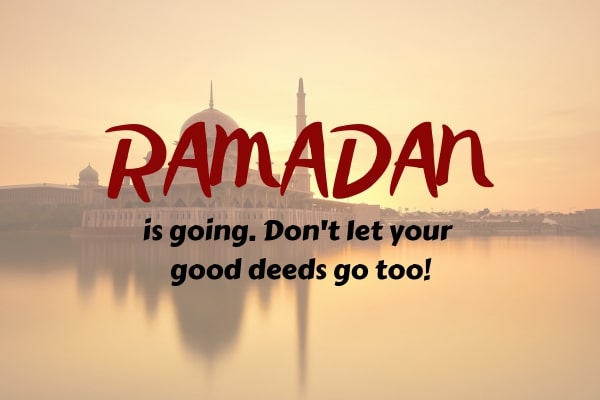Short quotes on End of Ramadan with images