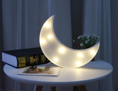 Moon shaped light for Ramadan
