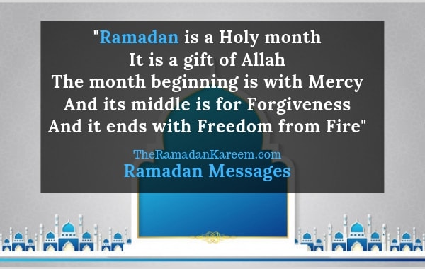 Ramadan Kareem messages with images