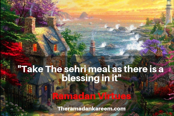 ramadan kareem virtues hadith from Muhammad SAW