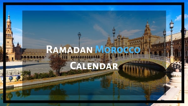 Download Morocco Ramadan Timetable Calendar 2020 PDF image