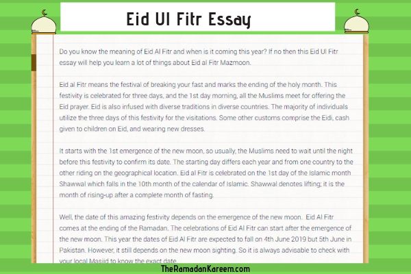 eid milad un nabi essay in urdu for class 10