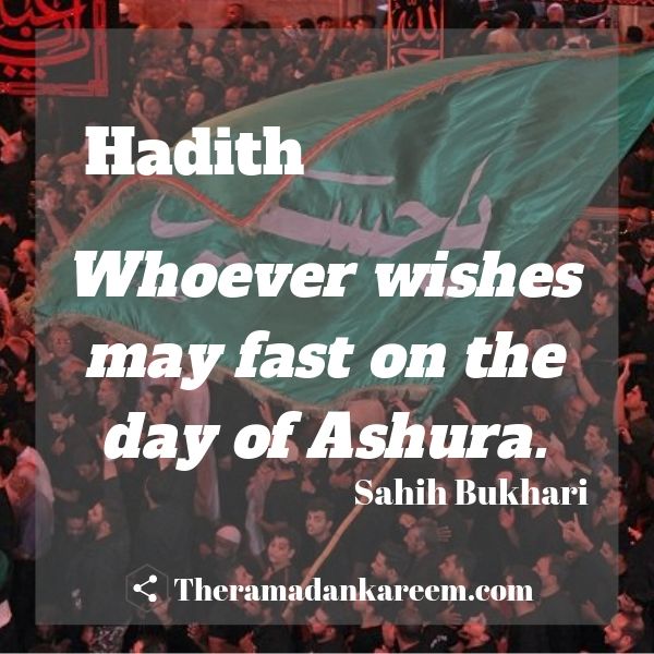 Hadith about Ashura
