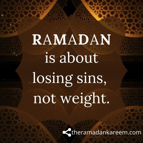 RAMADAN SINS QUOTES