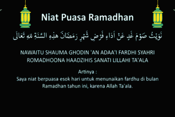 niat puasa ramadhan beserta artinya